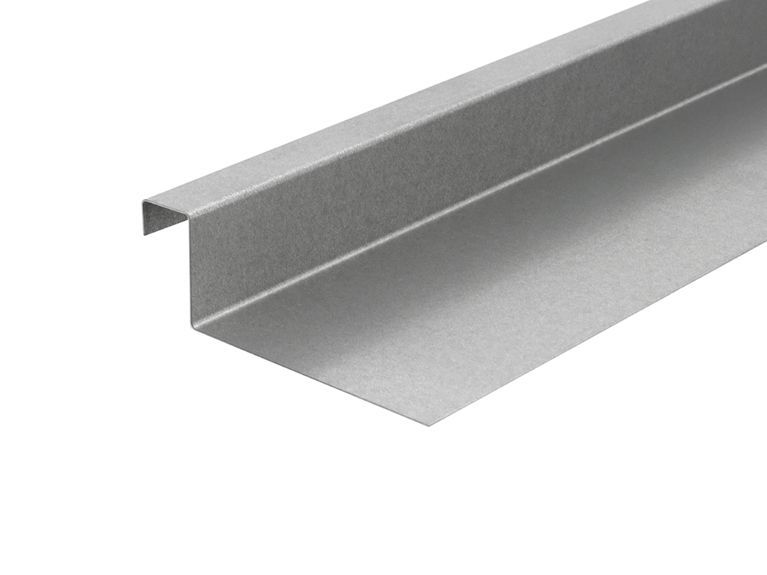 Galvanised Steel Cladco Drip Tray Flashing 3m Length 100mm X 40mm X