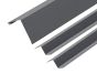 90° Corner Barge Flashing and Z Bar Kit for Standing Seam - 3m 120mm x 120mm 