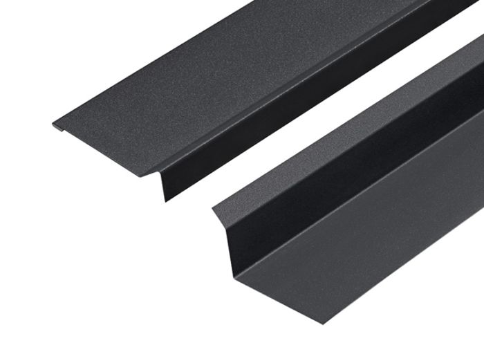 90° Verge Flashing and Backer Plate Kit for Standing Seam - 3m