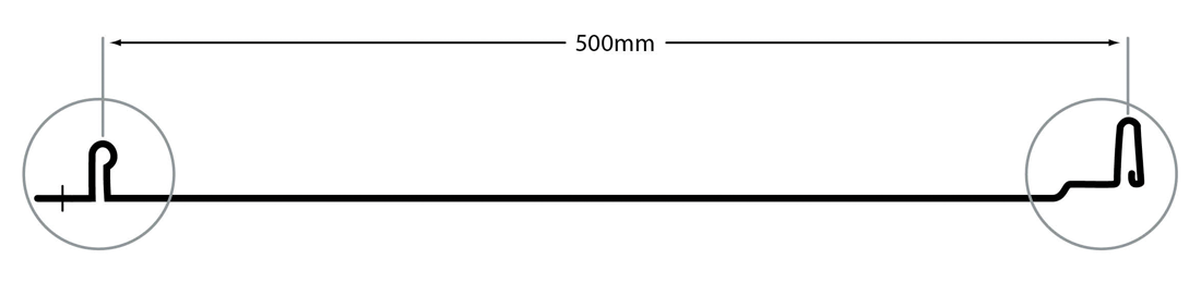 Cladco Standing Seam No Ribs Profile Diagram