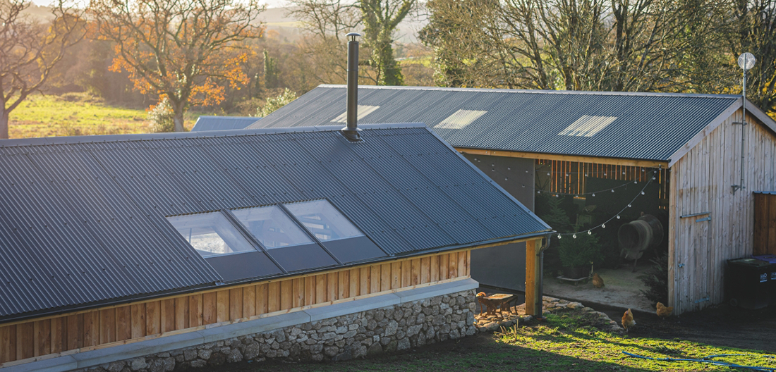 Cladco Corrugated Roofing Sheets on Barns